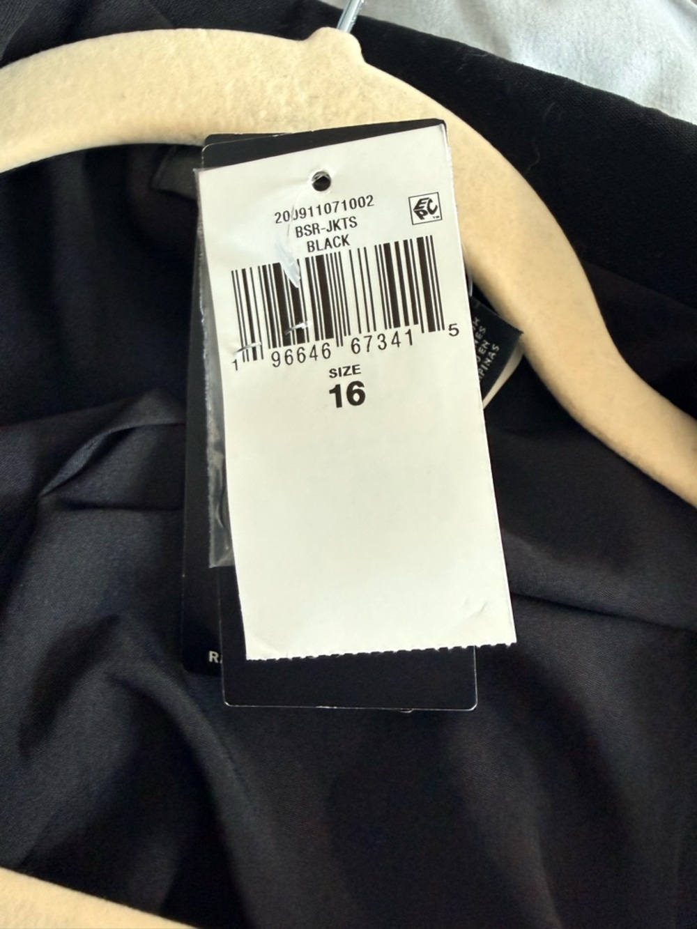 Lauren Ralph Lauren Classic  Black Double-Breasted Blazer - Women's Jacket—NWT - Picture 4 of 6